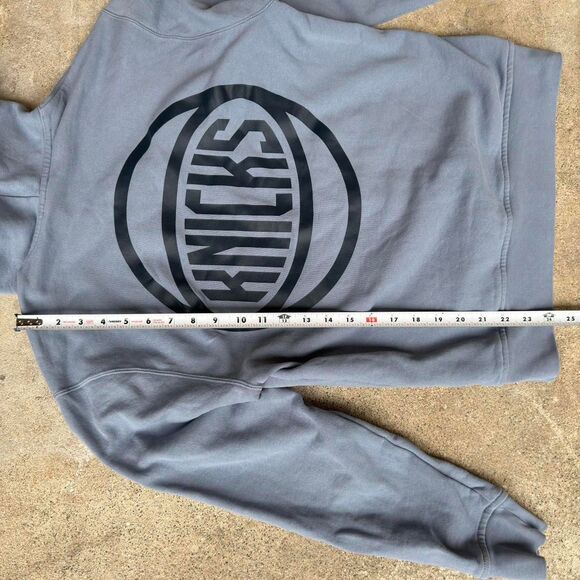 Jordan Men's Blue and Grey Hoodie - Picture 7 of 7